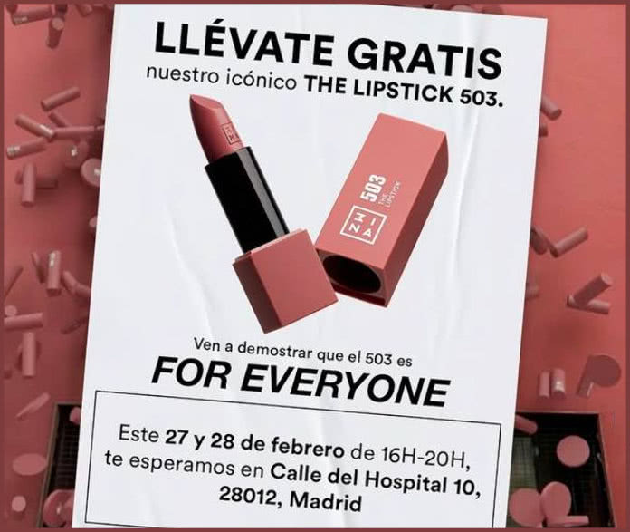 Muestras Gratis 3ina The Lipstick 503