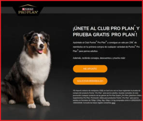 Prueba Gratis Purina Club Pro Plan