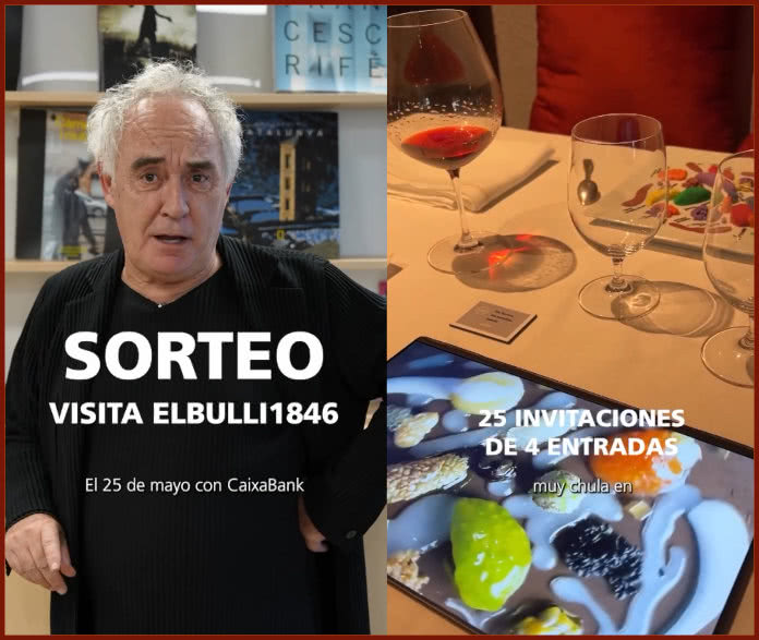Sorteo Caixabank 25 Invitaciones Elbulli 1846