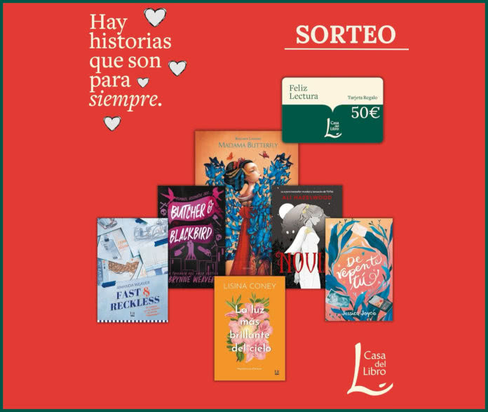 Sorteo Casadellibro 6 Libros Y 50e