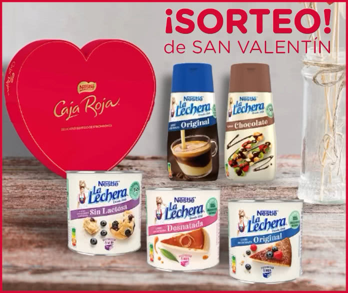Sorteo La Lechera 5 Lotes San Valentín