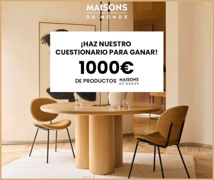 Sorteo Maisons Du Monde 1000e