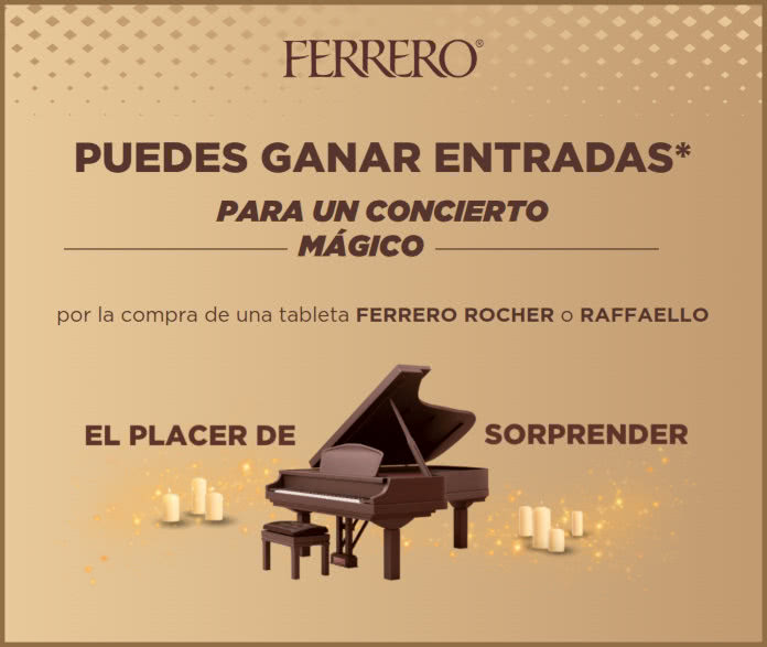 Sorteo Por Compra Ferrero Rocher Entradas Concierto