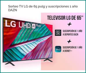 Sorteo Travel Club TV LG 65"