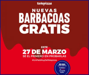 Gratis Telepizza Barbacoas Gratis 250327