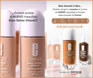 Muestras Gratis Clinique Primor Even Better
