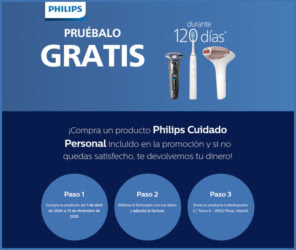 Reembolso Philips 120 Dias Cuidado Personal