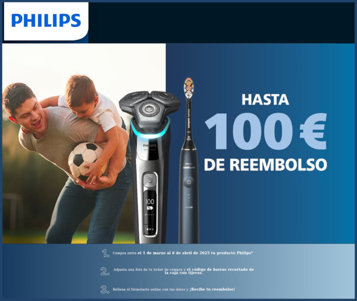 Reembolso Philips Hasta 100e Varios Productos