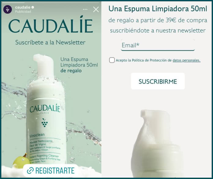 Regalo Por Compra Caudalie Espuma Limpiadora 39e
