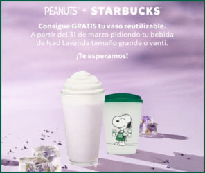 Regalo Por Compra Starbucks Vaso Gratis Snoopy Peanuts