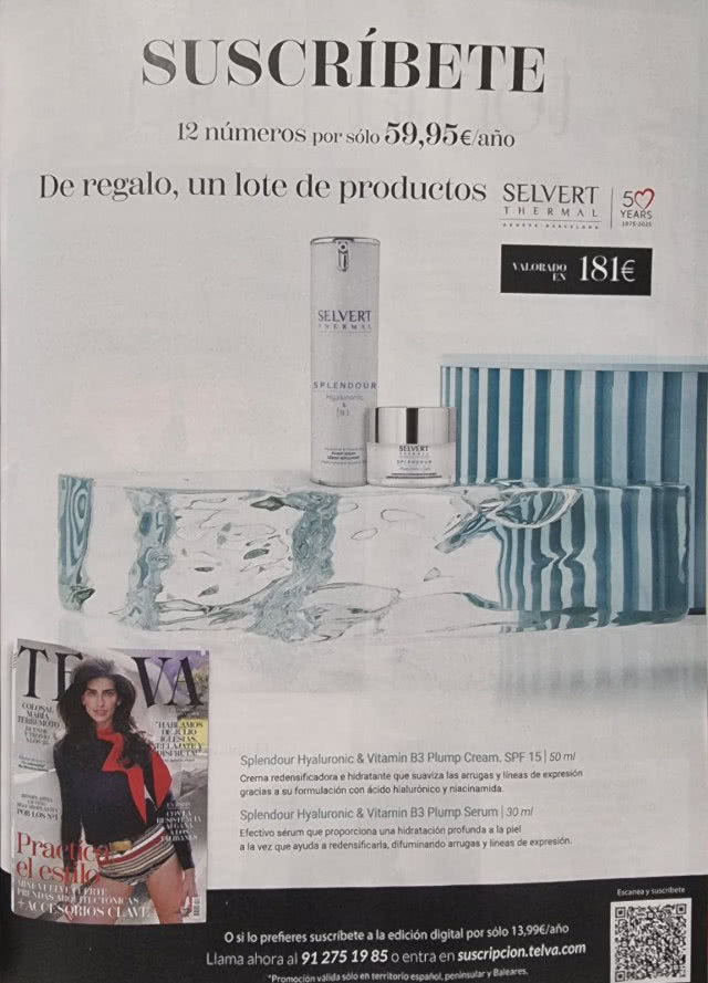 Regalos Suscripción Revistas Telva Abril 2025