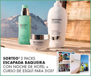 Sorteo Aromas Biotherm Escapada Baqueira Lotes