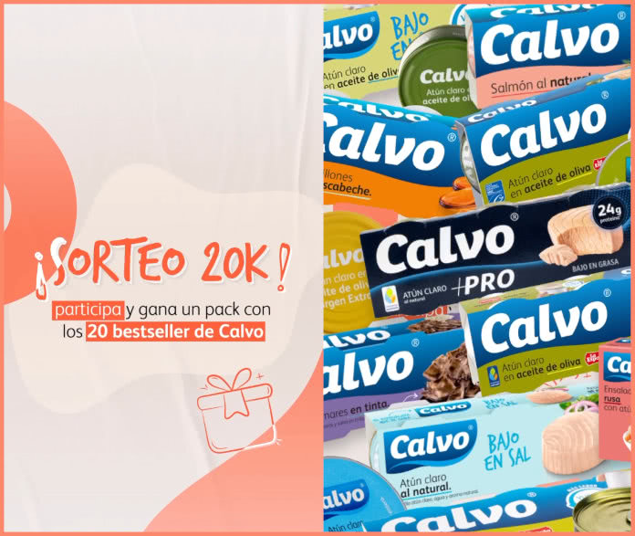 Sorteo Calvo Pack 20 Productos