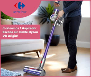 Sorteo Carrefour Aspirador Escoba Dyson V8