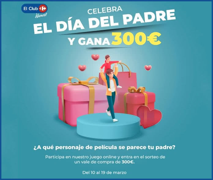 Sorteo Carrefour Carmila 300e