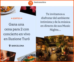 Sorteo Gastronosfera Cena Iluzione Turo