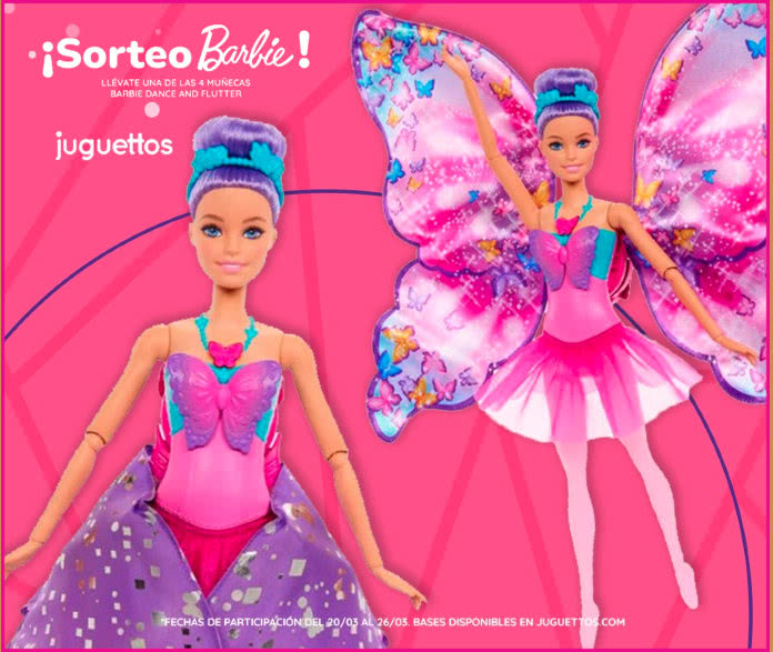 Sorteo Juguettos 4 Barbies Dance Flutter
