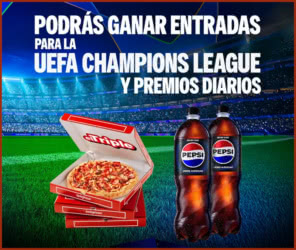 Sorteo Por Compra Pepsi Telepizza Entradas Champions League