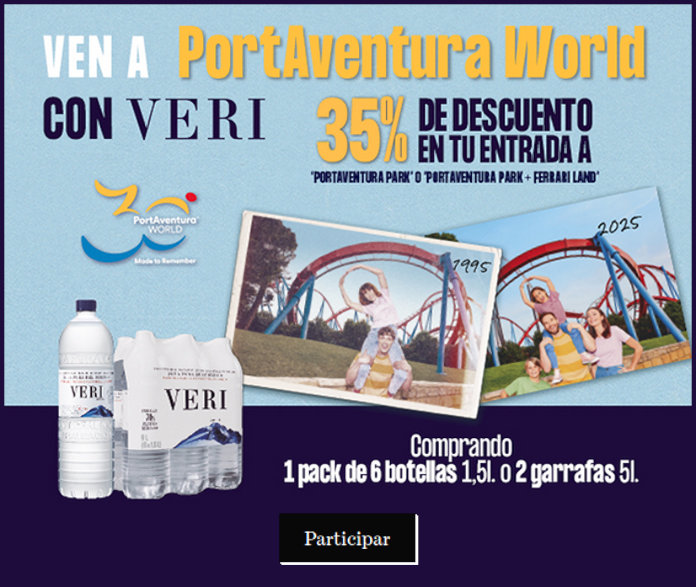 Descuento Veri Port Aventura 35 por ciento