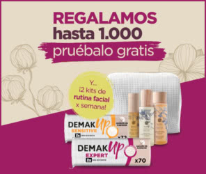 Reembolso Demakup 1000 Prueba Gratis y 12 Sorteos