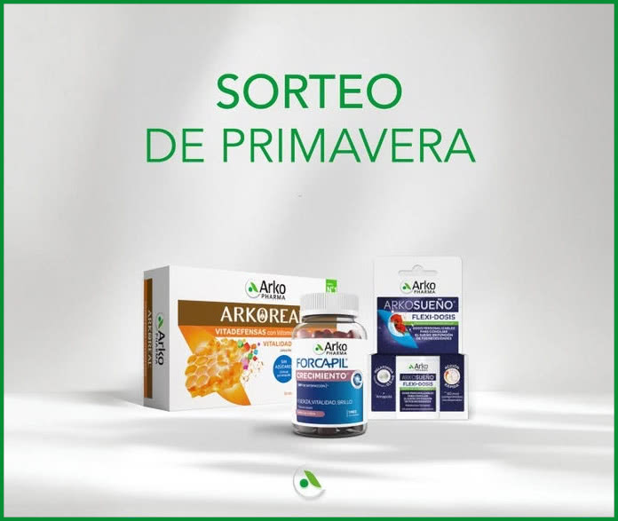 Sorteo Arkopharma 10 Lotes Forcapil Arkosueno Arkoreal