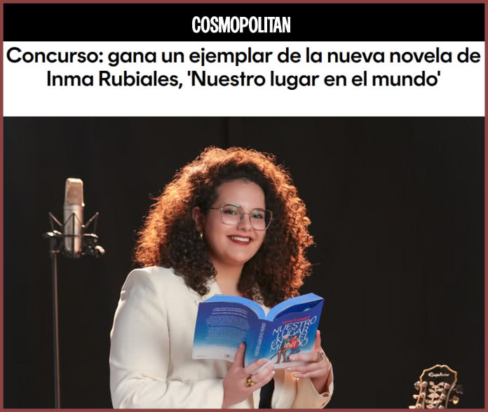 Sorteo Cosmopolitan Novelas Inma Rubiales