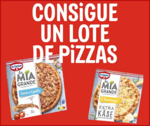 Sorteo Dr Oetker Lote 10 Pizzas