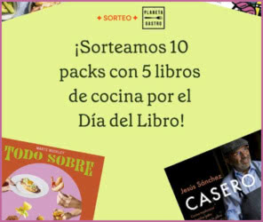 Sorteo Gastronosfera 10 Packs 5 Libros