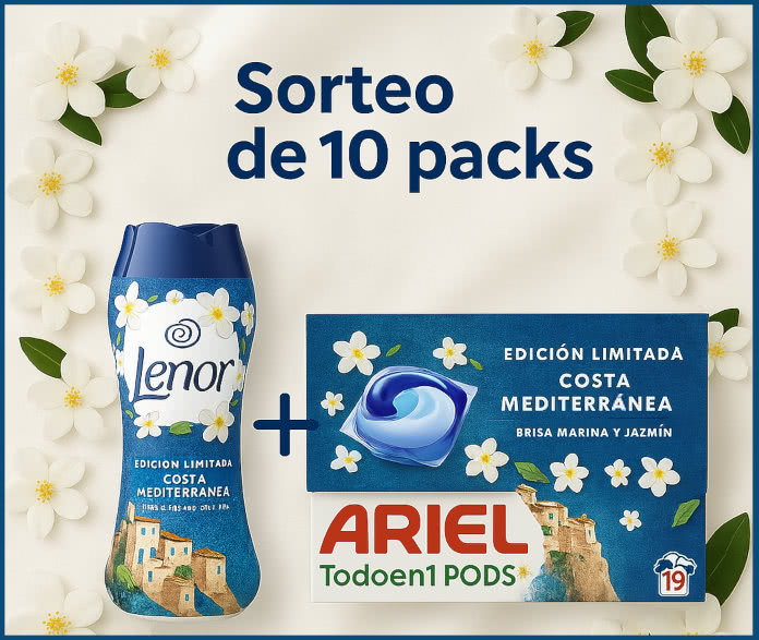 Sorteo Lenor 10 Packs Costa Mediterranea
