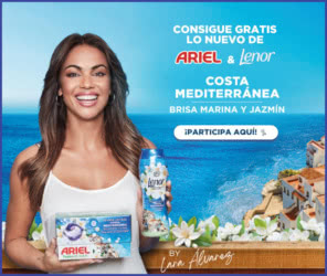 Sorteo Lenor Ariel Costa Mediterranea 10 Packs