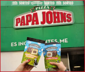 Sorteo Papa Johns Ben Jerry 40 Premios