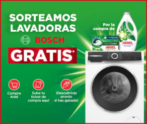 Sorteo Por Compra Ariel 70 Lavadoras Bosch