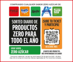 Sorteo Por Compra Coca Cola Productos Zero