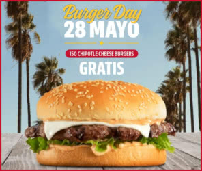 Gratis Carlsjr Hamburguesa Gratis 28-5-2025