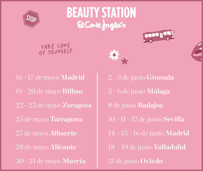 Gratis El Corte Ingles Beauty Bus