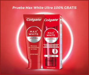 Prueba Gratis Colgate Max White Ultra