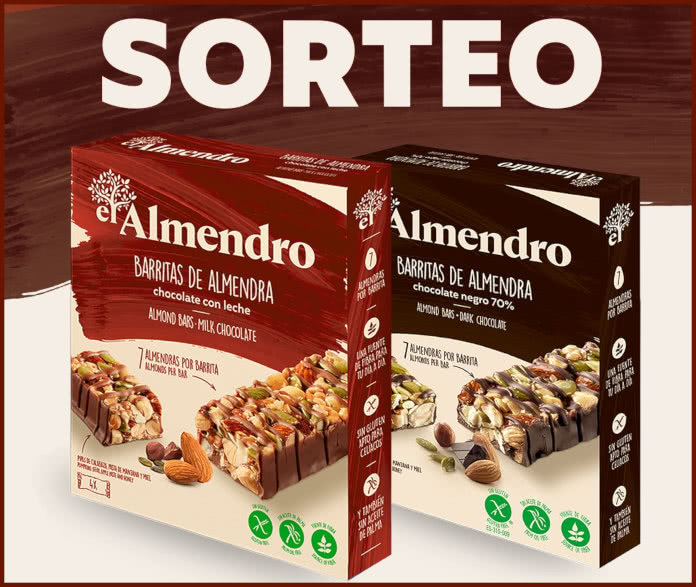 Sorteo El Almendro Barritas Almendras Chocolate