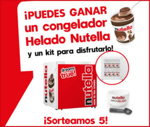 Sorteo Nutella 5 Congeladores