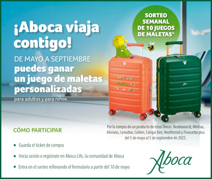 Sorteo Por Compra Aboca 10 Juegos Maletas