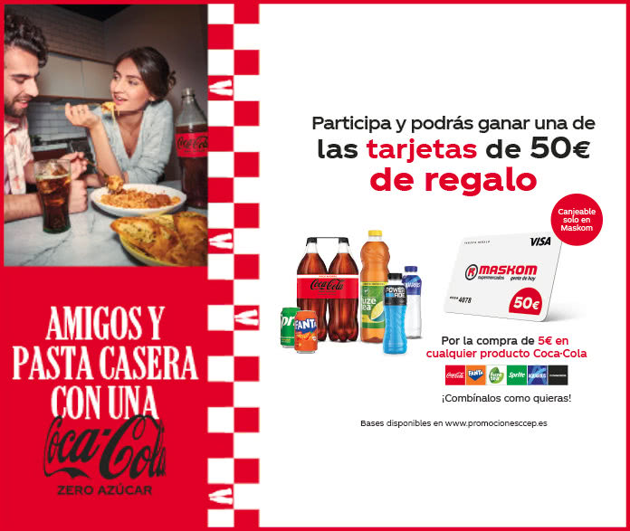 Sorteo Por Compra Coca Cola Tarjetas 50e Maskom