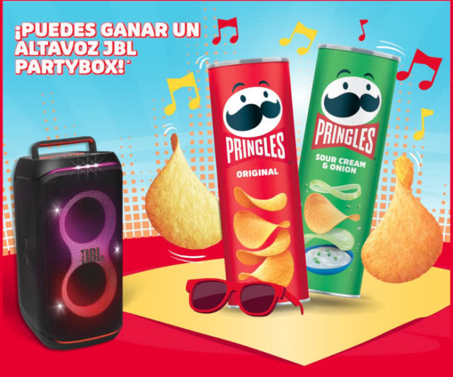 Sorteo Por Compra Pringles Altavoces Jbl Partybox