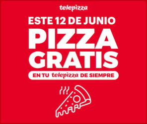 Gratis Telepizza Porciones Pizza 12 Junio
