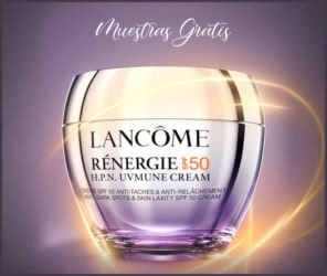 Muestras Gratis Lancome Renergie Recoger ECI