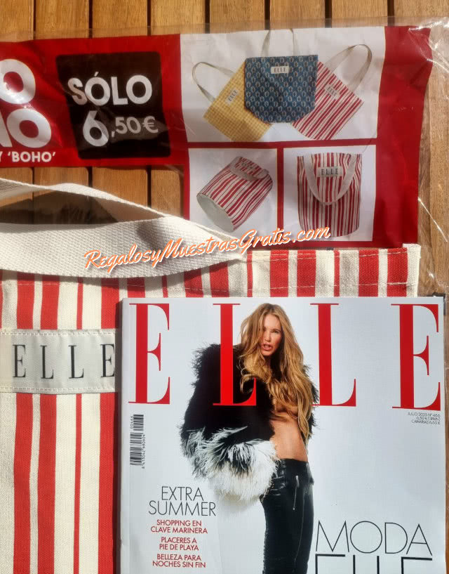 Regalos Revistas Julio 2025 Elle Bolsos