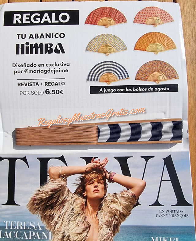 Regalos Revistas Julio 2025 Telva Abanicos