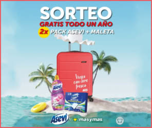 Sorteo Asevi 2 Packs Maleta