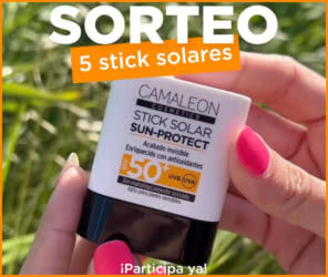 Sorteo Camaleon Cosmetics 5 Stick Solares