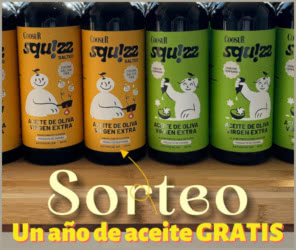 Sorteo Coosur Squizz Lote 12 Meses Aceite Oliva