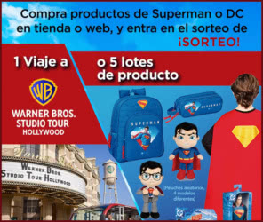 Sorteo Por Compra Alcampo Superman Viaje Warner Studios
