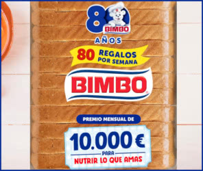 Sorteo Por Compra Bimbo 80 Regalos Semanales 10000e Mensuales